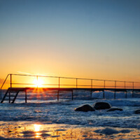 Reflekterende aftensol